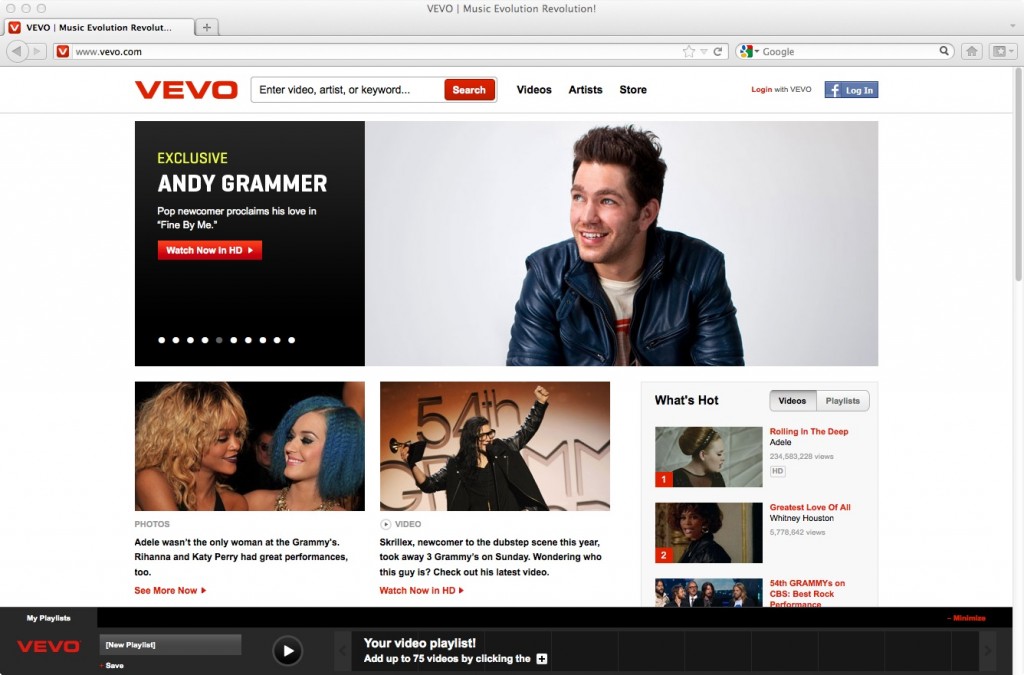 Andy Grammer releases "Fine by Me" on Vevo