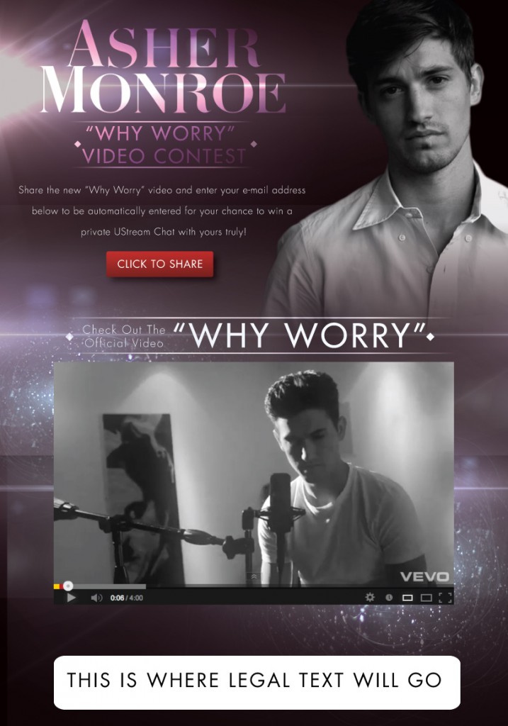 "Asher Monroe Why Worry Contest"