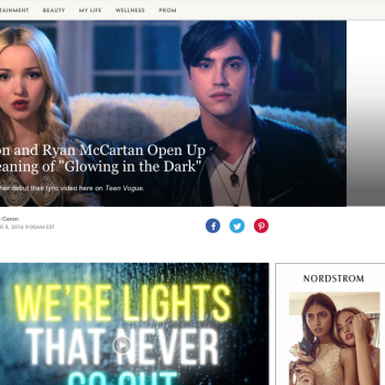 Teen Vogue Premieres The Girl and the Dreamcatcher's Glowing in the Dark Lyric Video