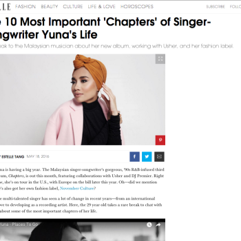 Yuna Exclusively Chats with ELLE About "Chapters"