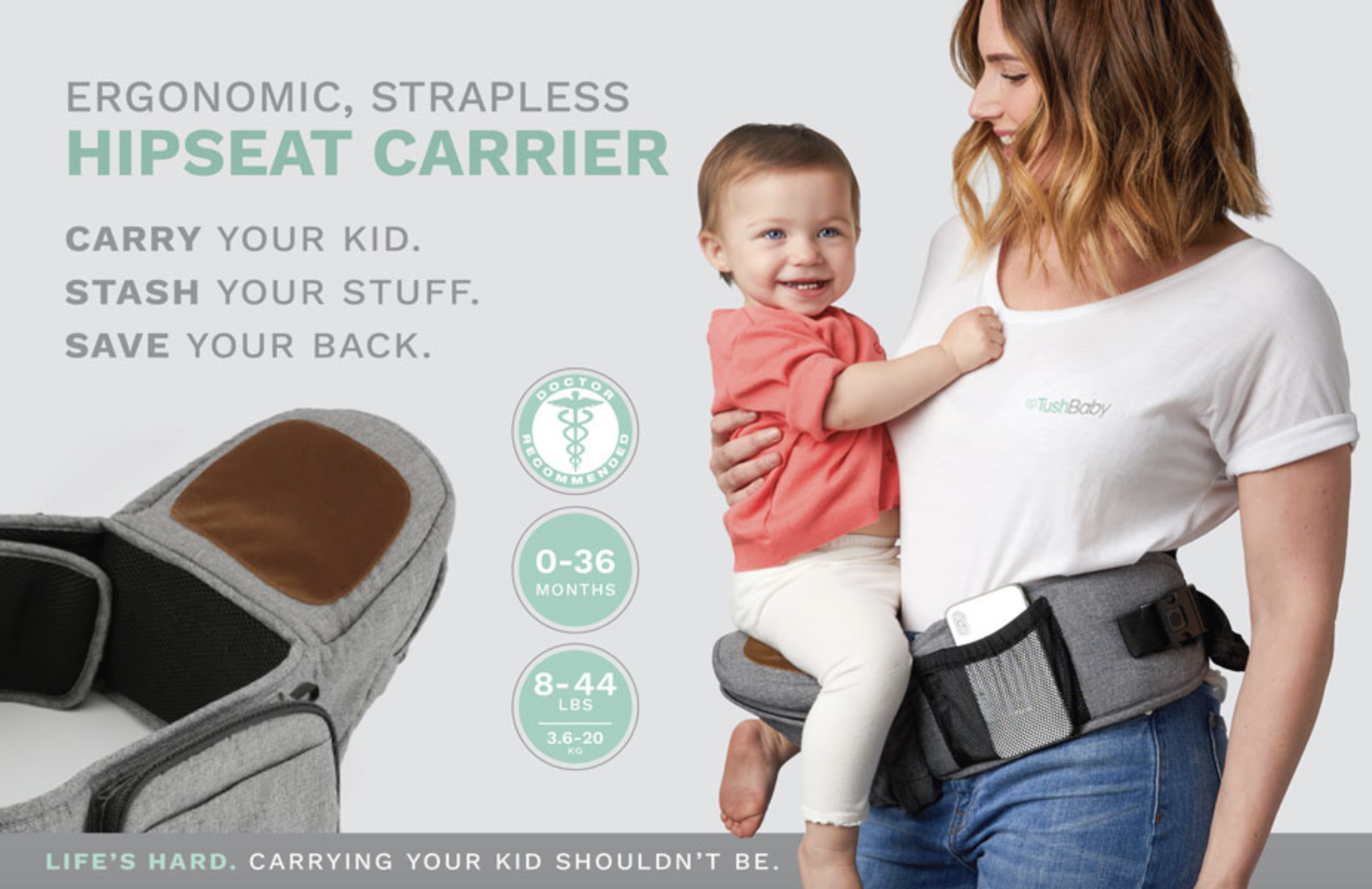 tushbaby baby carrier