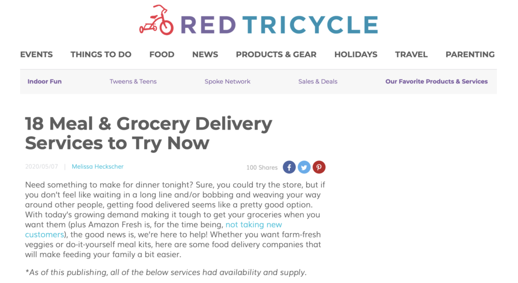 Red Tricycle Feature